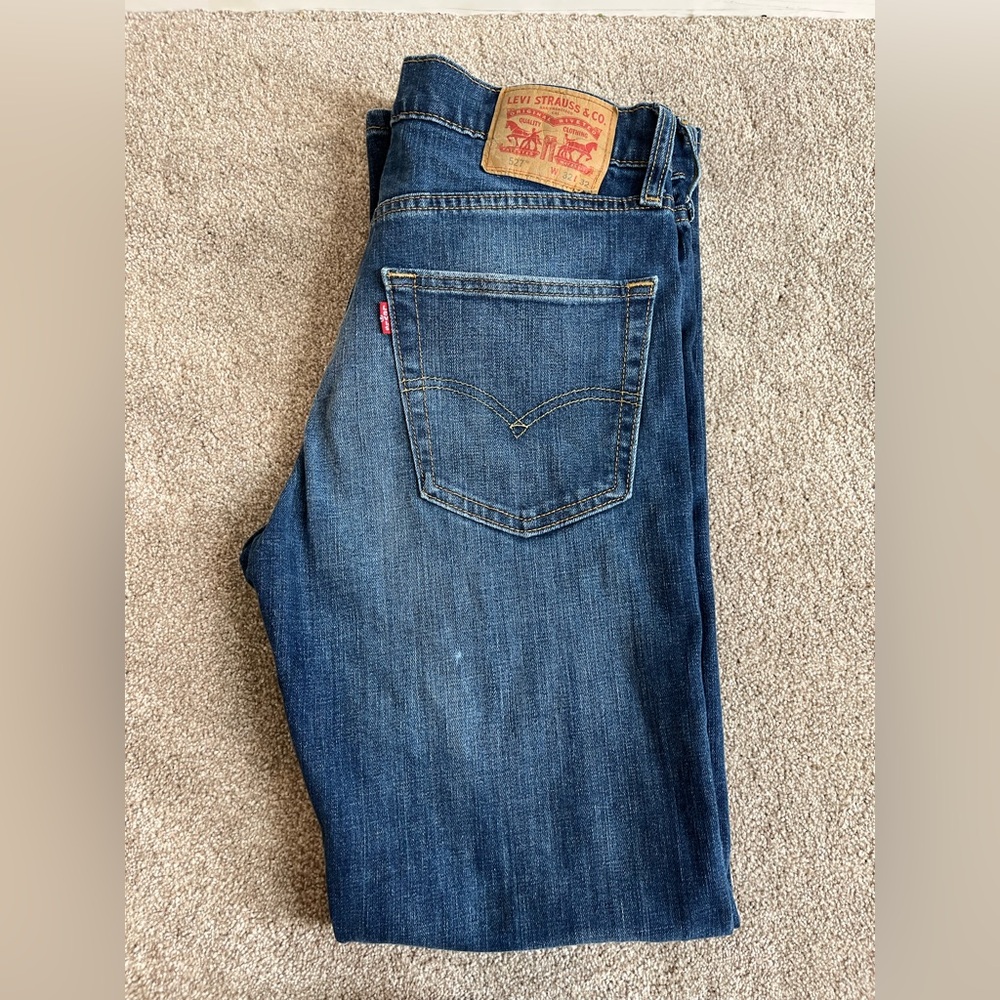 Levi's Men's 527 Denim Slim Straight Jeans